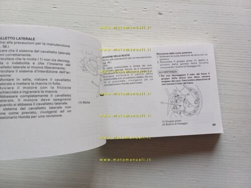 Honda Gold Wing GL 1500 C 1996 manuale uso manutenzione …