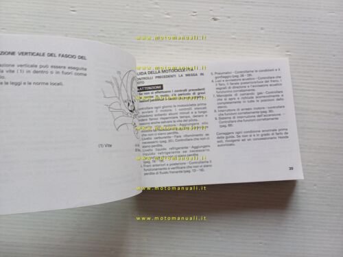 Honda Gold Wing GL 1500 C 1996 manuale uso manutenzione …