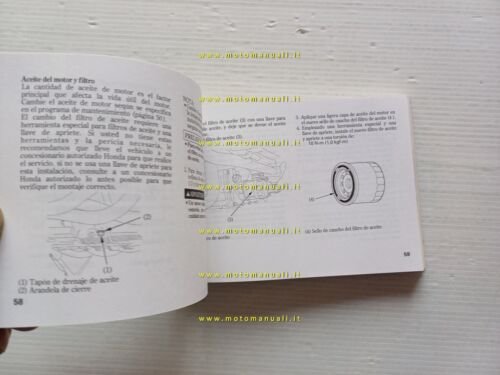 Honda Gold Wing GL 1500 C 1996 manuale uso manutenzione …