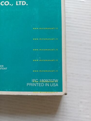 Honda Gold Wing GL 1500 C 1997 manuale uso manutenzione …