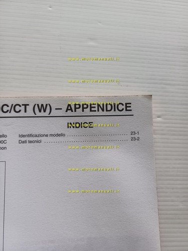 Honda Gold Wing GL 1500 VARIANTI 1997 manuale officina ITALIANO …