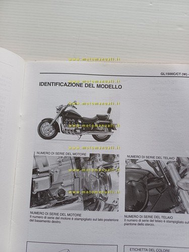 Honda Gold Wing GL 1500 VARIANTI 1997 manuale officina ITALIANO …