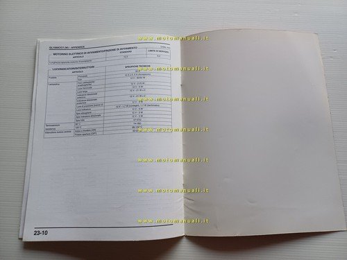 Honda Gold Wing GL 1500 VARIANTI 1997 manuale officina ITALIANO …