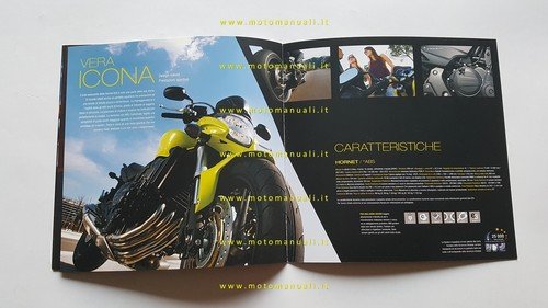 Honda Hornet 600 2009 depliant italiano originale