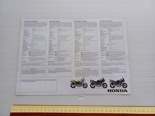Honda Hornet S 600 2002 depliant italiano originale