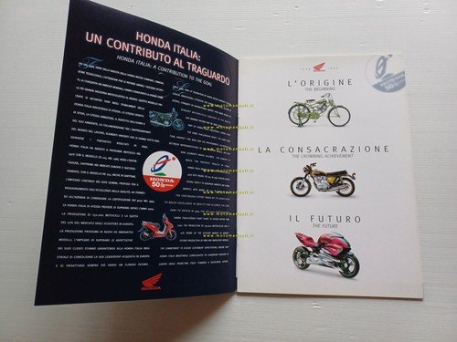 Honda Italia presentazione aziendale 1998 cartella stampa originale