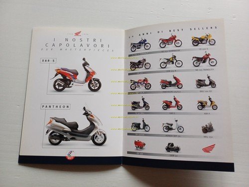 Honda Italia presentazione aziendale 1998 cartella stampa originale