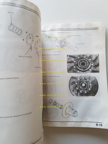 HONDA Lead 50 (NH 50 HI) 1989 manuale officina ITALIANO …