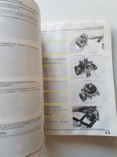 HONDA Lead 50 (NH 50 HI) 1989 manuale officina ITALIANO …