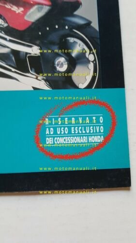 Honda manuale venditori per modelli 1994 depliant originale moto italiano