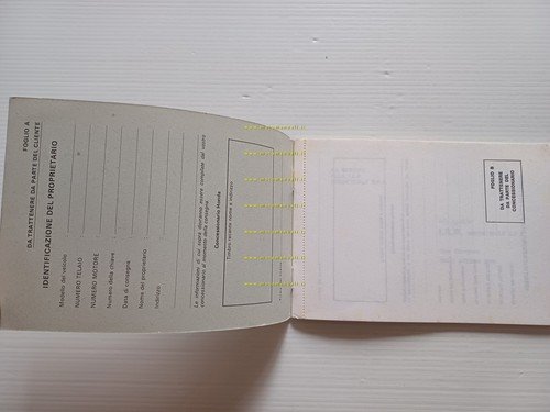 Honda modelli anni 80 libretto tagliandi garanzia originale nuovo NO …