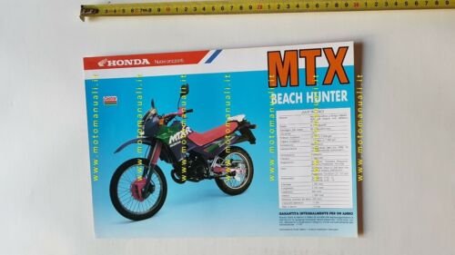 HONDA MTX 125 Beach Hunter 1987 depliant ITALIANO originale brochure