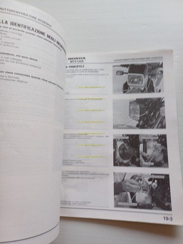 HONDA MTX 125 R 1986 manuale officina ITALIANO originale