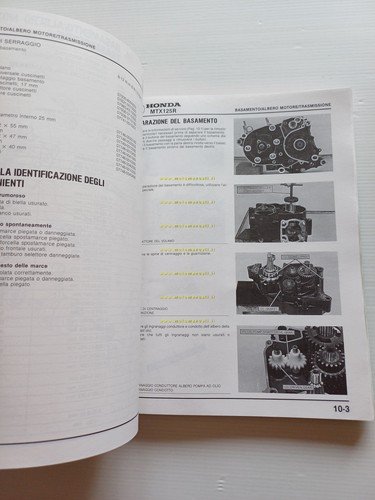 HONDA MTX 125 R 1986 manuale officina ITALIANO originale
