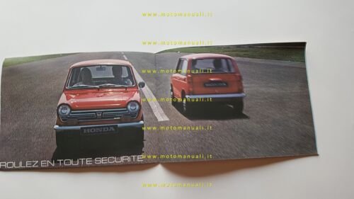 Honda N 600 1967 depliant originale FRANCESE