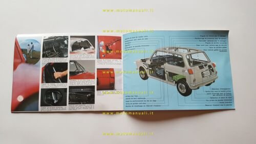 Honda N 600 1967 depliant originale FRANCESE