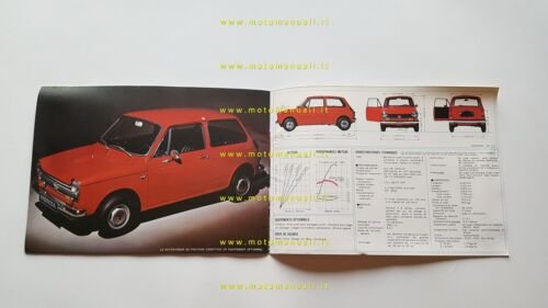Honda N 600 1967 depliant originale FRANCESE