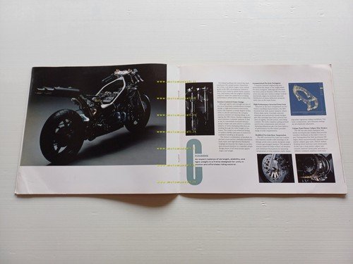 Honda NR 750 1991 depliant ORIGINALE inglese