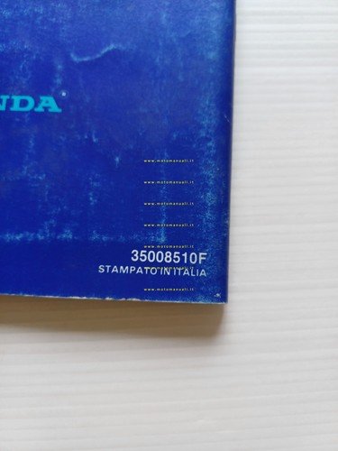 Honda NS 125 F 1985-86 manuale uso manutenzione libretto ITALIANO …