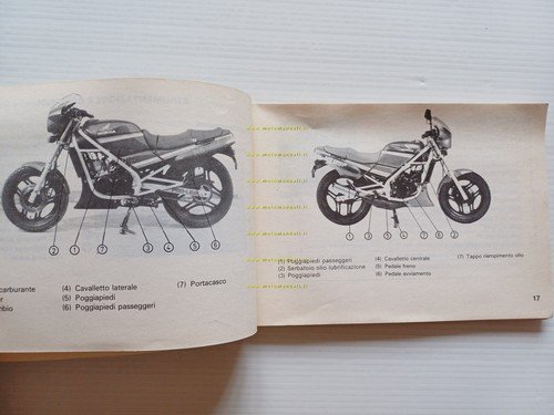 Honda NS 125 F 1985-86 manuale uso manutenzione libretto ITALIANO …