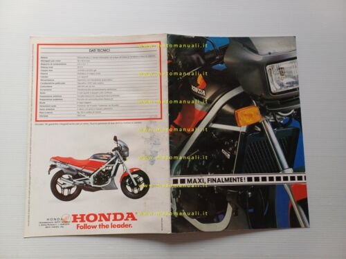 Honda NS 125 F 1985 depliant originale italiano moto motorcycle …