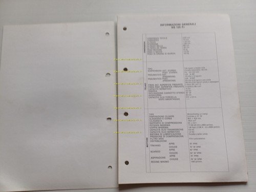 Honda NS 125 F scheda informazioni tecniche manuale officina italiano …