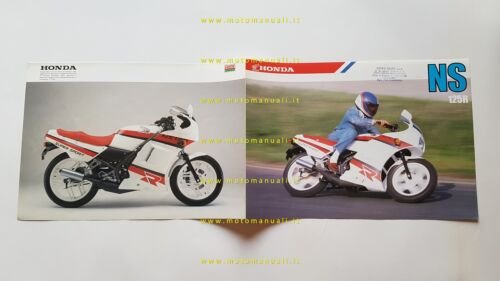 Honda NS 125 R 1986-87 depliant originale italiano moto motorcycle …