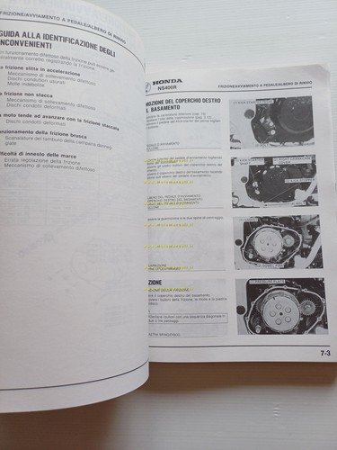 HONDA NS 400 R 1985-86 manuale officina ITALIANO originale