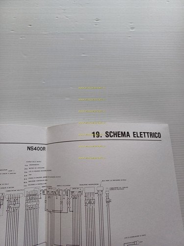 HONDA NS 400 R 1985-86 manuale officina ITALIANO originale