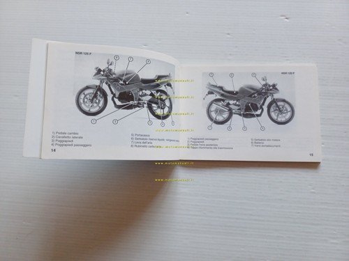 Honda NSR 125 F- NSR 125 R 1993 manuale uso …