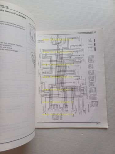 Honda NSR 125 F 1992 aggiornamento SUPPLEMENTO manuale officina originale