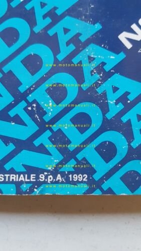 Honda NSR 125 F III N RAIDEN 1992 manuale uso …