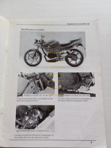 Honda NSR 125 F III N Raiden VARIANTI 1992 manuale …