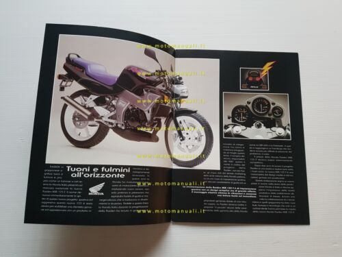 Honda NSR 125 F Raiden 1992 depliant italiano originale