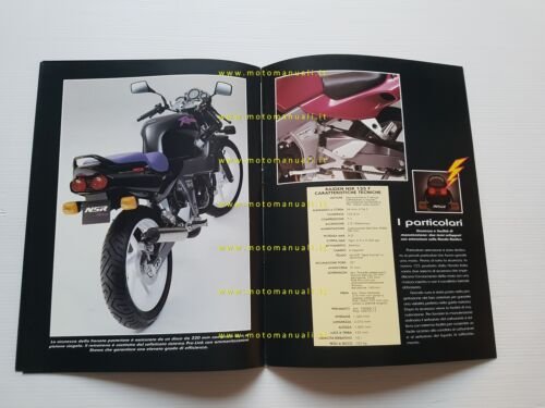 Honda NSR 125 F Raiden 1992 depliant italiano originale