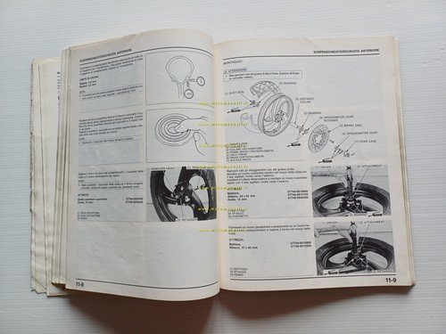 HONDA NSR 125 F1989 manuale officina ITALIANO originale