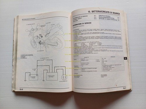 HONDA NSR 125 F1989 manuale officina ITALIANO originale