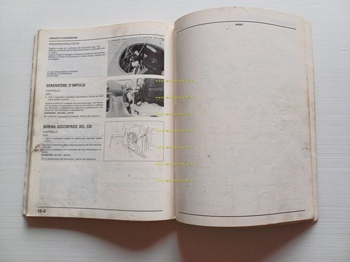 HONDA NSR 125 F1989 manuale officina ITALIANO originale