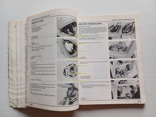 HONDA NSR 125 F1989 manuale officina ITALIANO originale