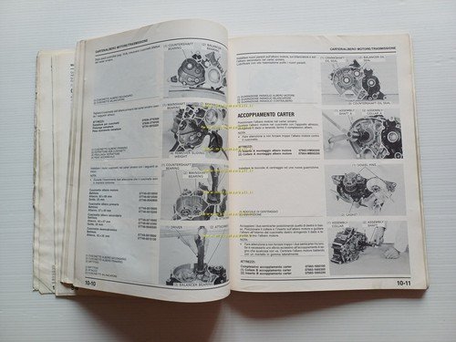 HONDA NSR 125 F1989 manuale officina ITALIANO originale