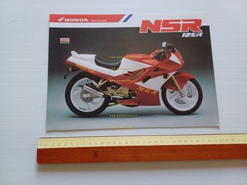Honda NSR 125 R 1989 depliant italiano originale