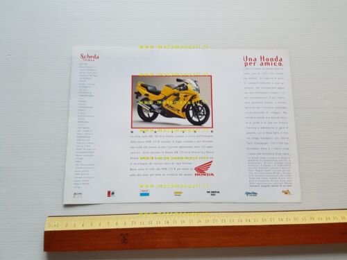 Honda NSR 125 R 1993 depliant italiano originale