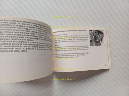 Honda NSR 125 RL - 125 FL 1990 manuale uso …