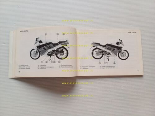 Honda NSR 125 RL - 125 FL 1990 manuale uso …