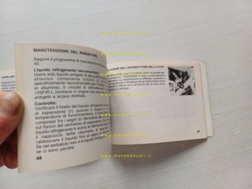 Honda NSR 125 RL - 125 FL 1990 manuale uso …