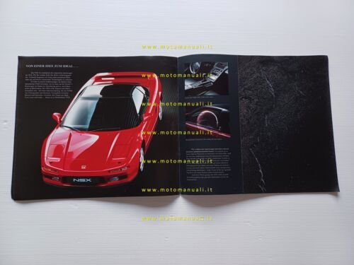 Honda NSX 3.0 6V 1992 depliant TEDESCO originale