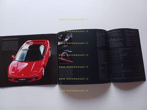 Honda NSX 3.0 6V 1992 depliant TEDESCO originale