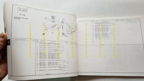 HONDA NTV 600-650 Revere 1988 catalogo ricambi ORIGINALE Spare Parts …