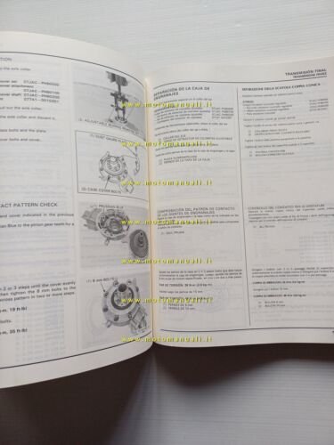 HONDA NTV 600-650 REVERE 1988 manuale officina ITALIANO originale