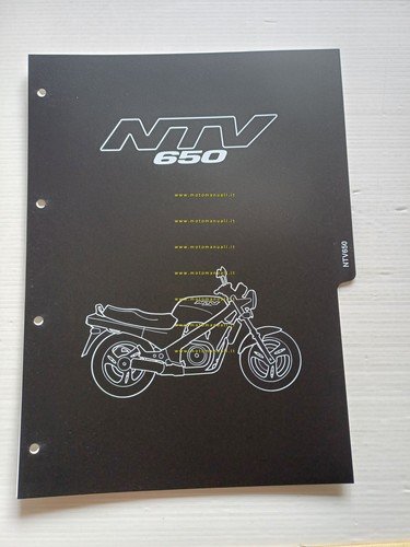 Honda NTV 650 1993 presentazione per la rete vendita italiano …